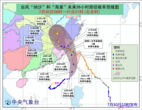 臺風對廈門的影響還沒結束！接下來到明天都是雨雨雨，“海棠”明早在霞浦到晉江登陸！